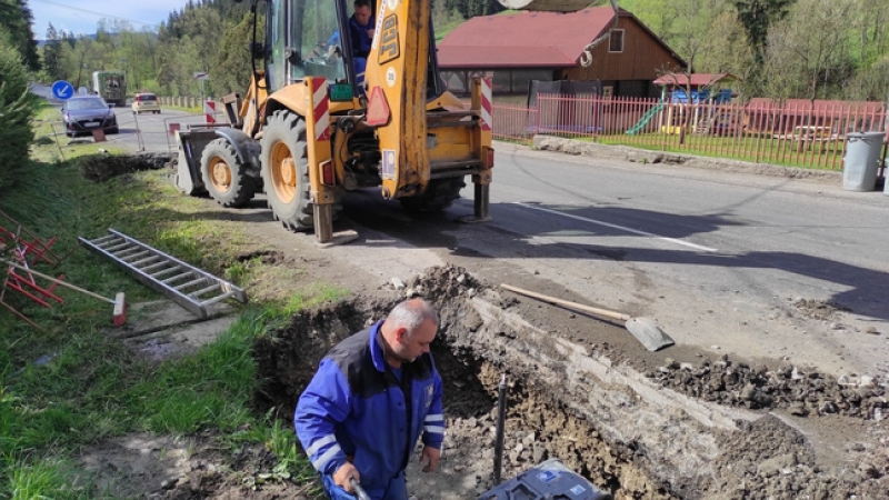 Bezvýkopové technológie / Novoť - rekonštrukcia vodovodu