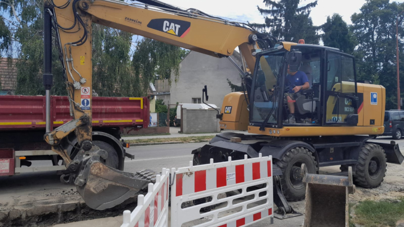 Novinky / Rekonštrukcia verejného vodovodu na ulici Špačinská v 