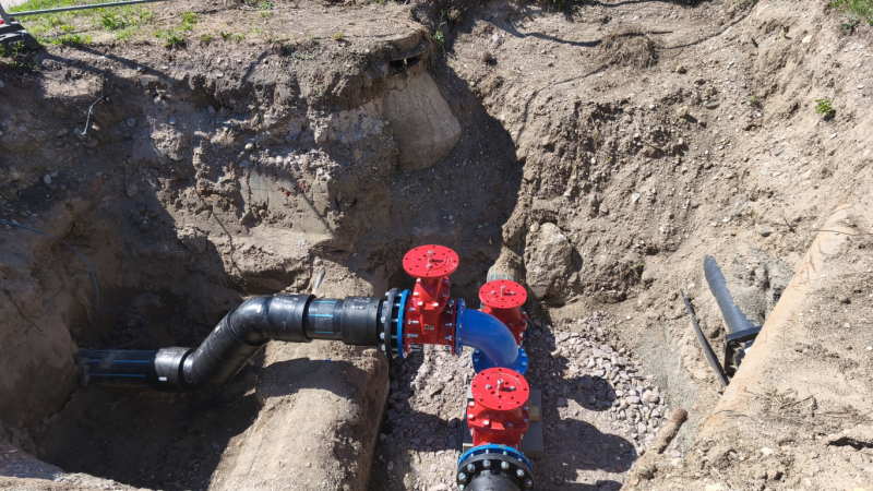 Novinky / Hydrant network reconstruction THB Novinky / Hydrant network reconstruction THB