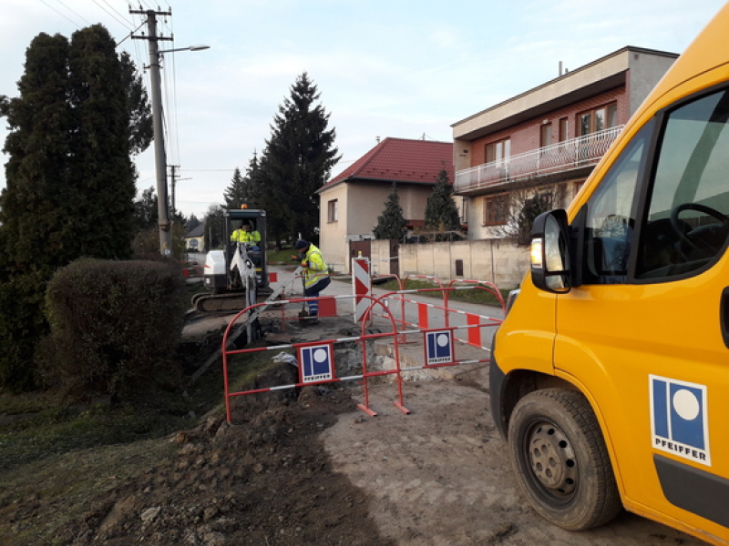 Rekonštrukcia liatinového vodovodného potrubia DN100 v obci Dobrá Voda